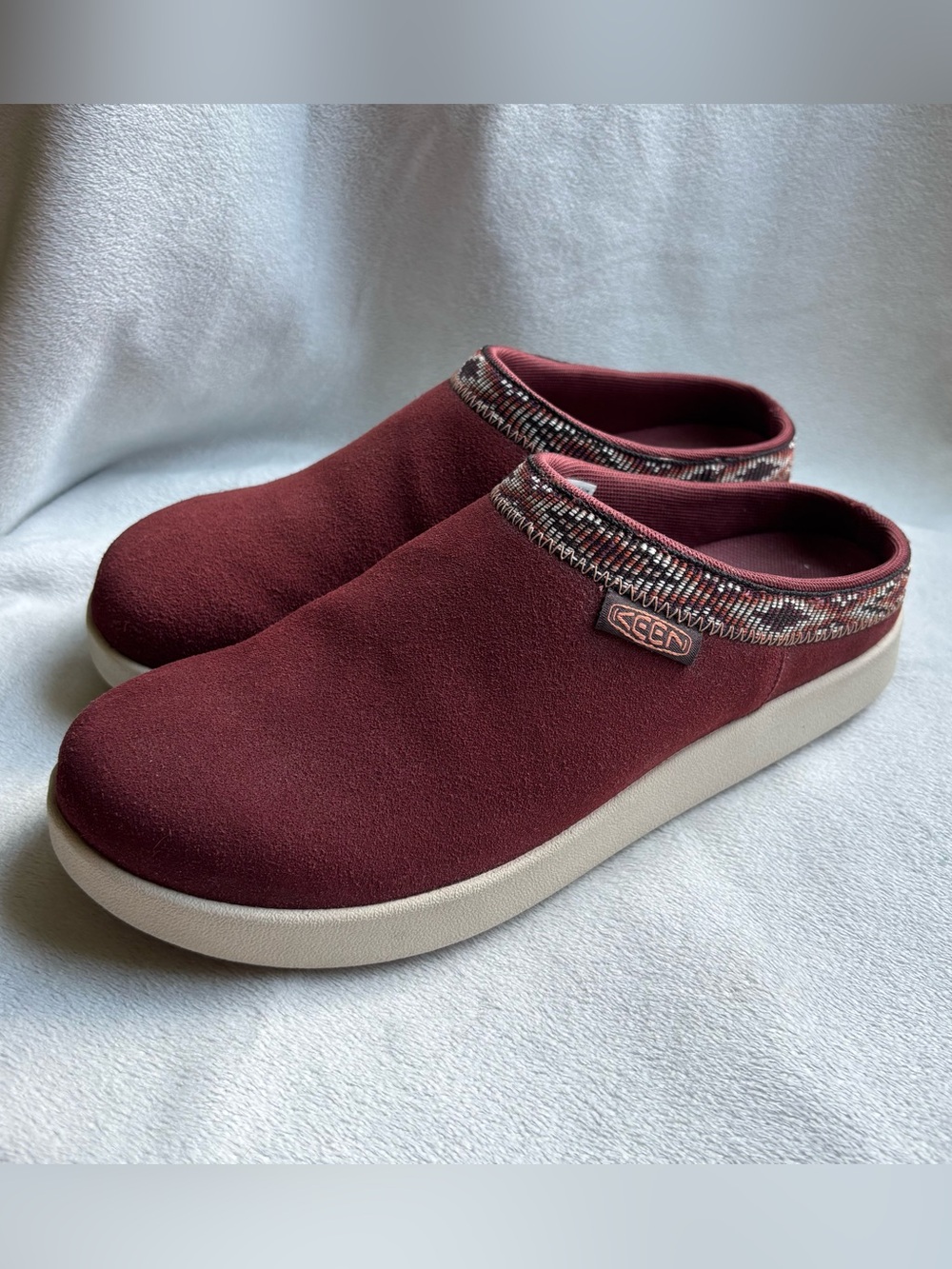 Keen Women's Elle Suede Mule in Andorra Birch